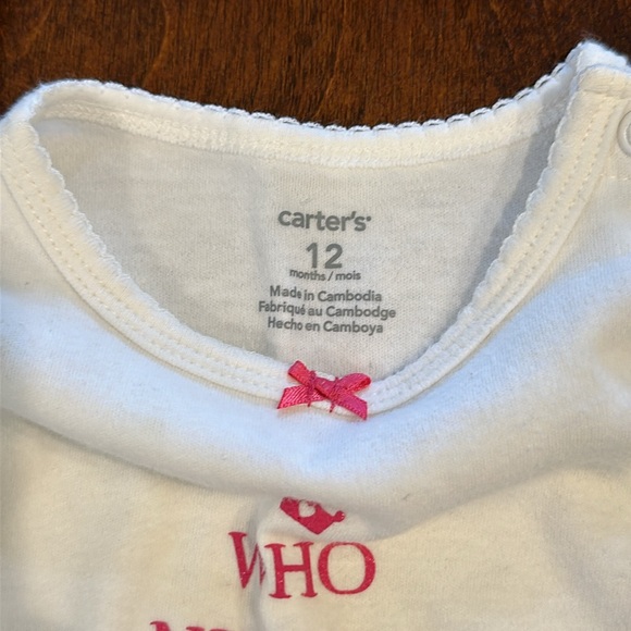 Carter’s Baby Girls Daddy’s Princess Matching Outift - Picture 4 of 10